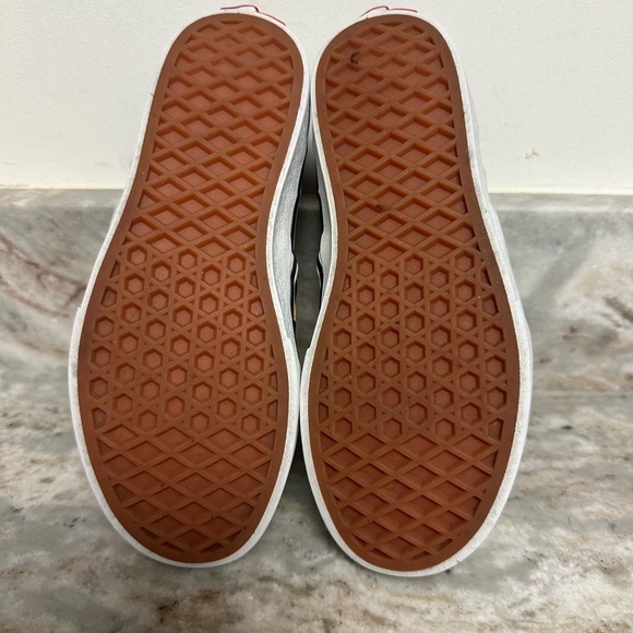 Vans Custom Classic Sunflower Checkered Slip-On Shoes - Picture 5 of 6